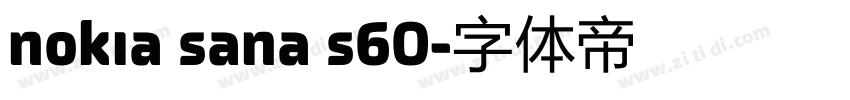 nokia sana s60字体转换